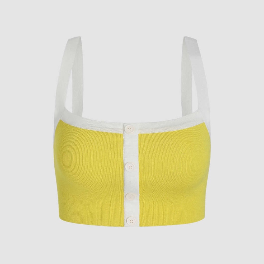 CIDER Sunny Days Knitted Tank size Small